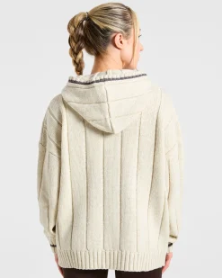 Athletics Oversized Knitted Hoodie