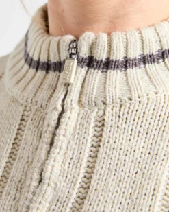 Athletics Oversized Knitted 1/4 Zip