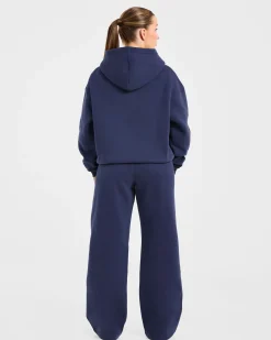 AYBL Sports Outline Oversized Straight Leg Joggers