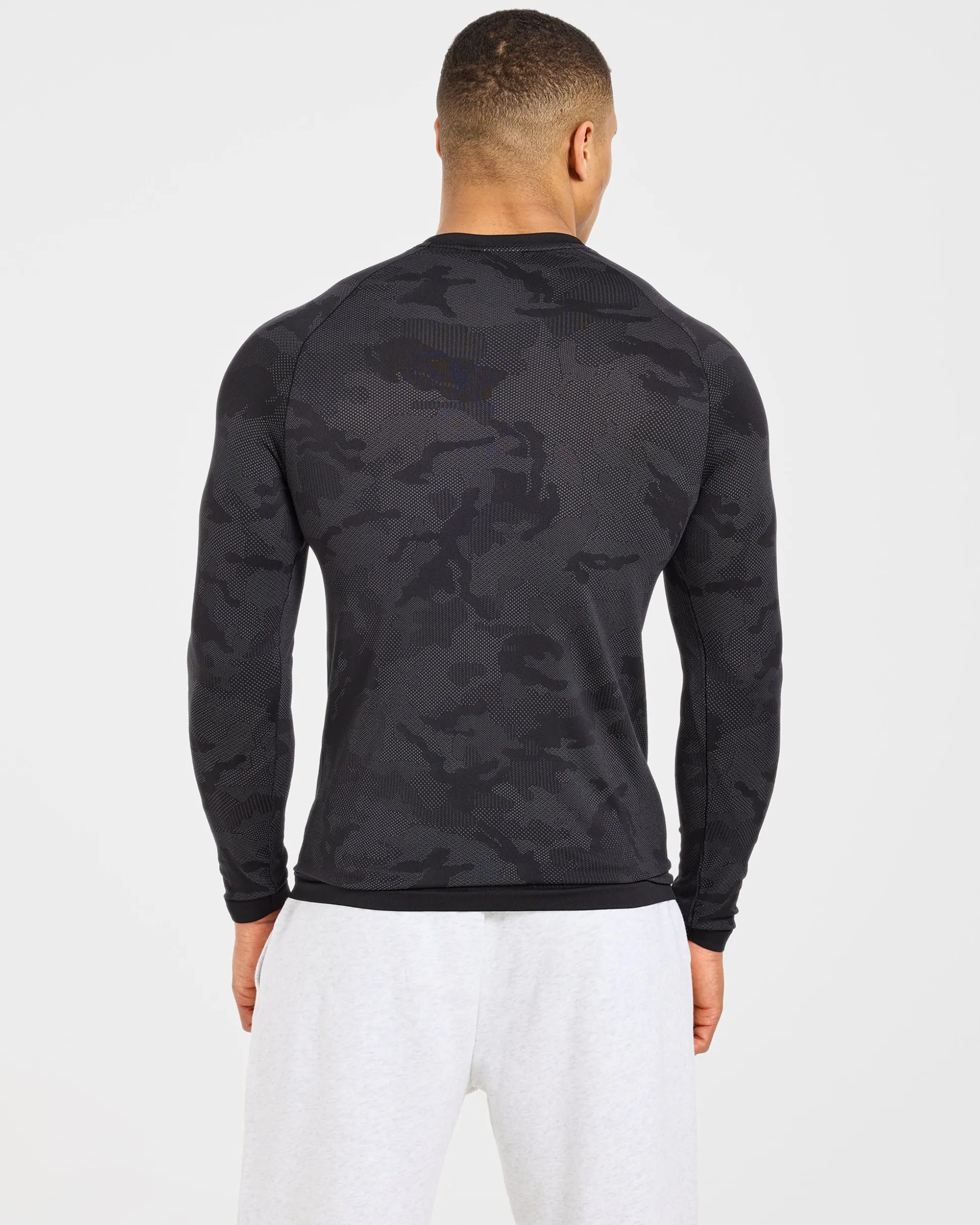 Camo Seamless Long Sleeve T Shirt