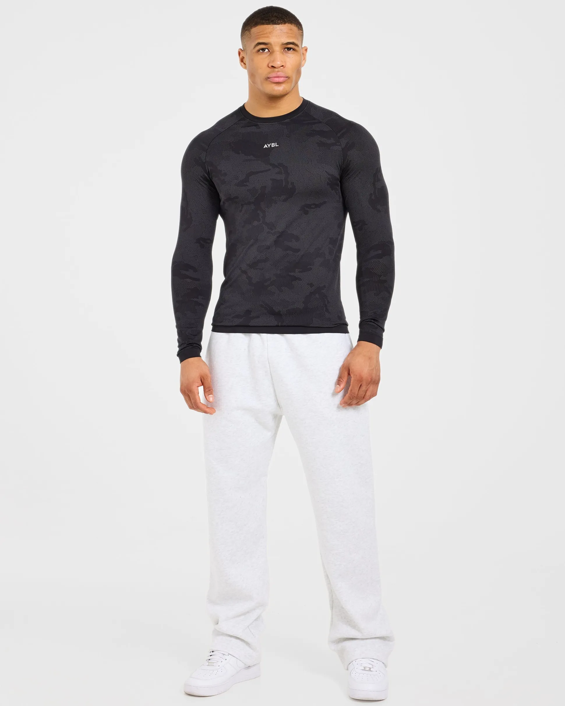 Camo Seamless Long Sleeve T Shirt