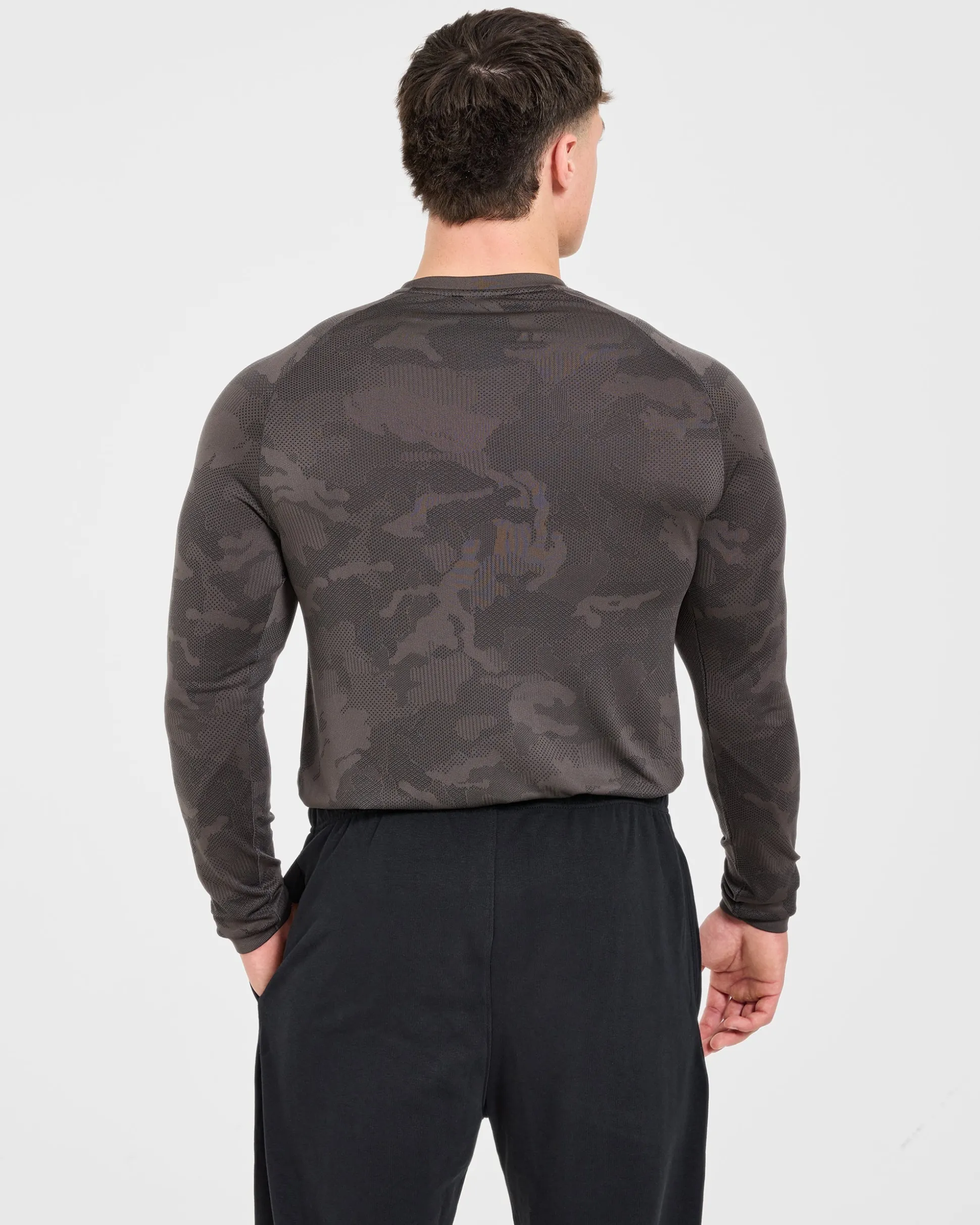 Camo Seamless Long Sleeve T Shirt