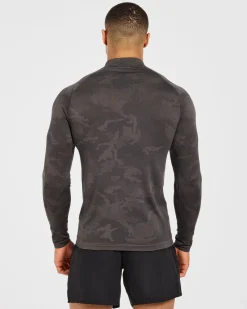 Camo Seamless 1/4 Zip Pullover