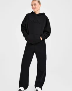 Classic Plush Oversized Straight Leg Joggers