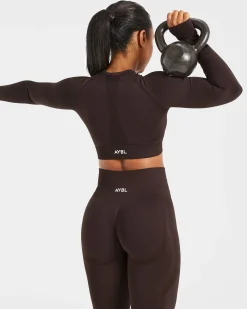 Empower Seamless Long Sleeve Crop Top