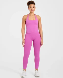 Enhance Seamless Halterneck Top