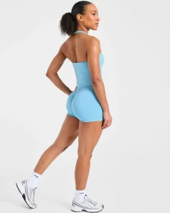 Enhance Seamless Halterneck Top
