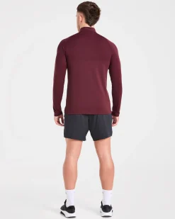 Essential Seamless 1/4 Zip Pullover