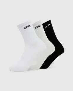 Everyday Crew Socks (3 Pack)