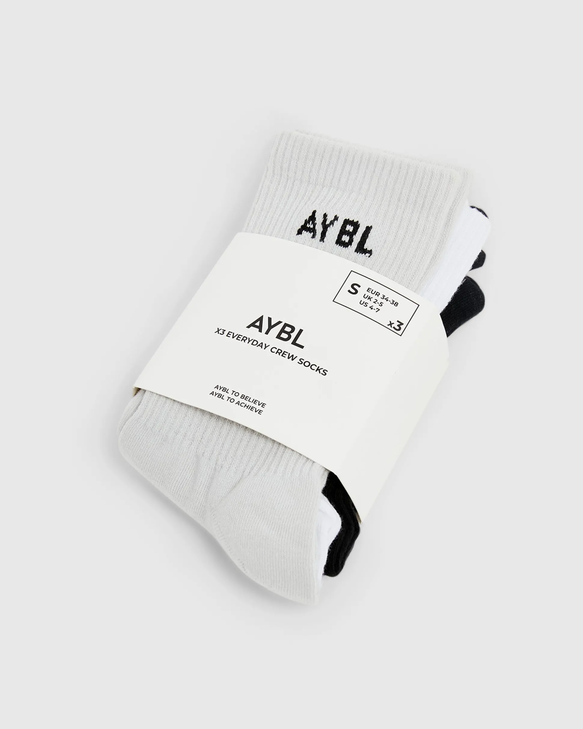 Everyday Crew Socks (3 Pack)