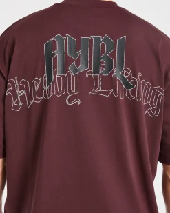 Heavy Lifting Gothic Oversized T Shirt