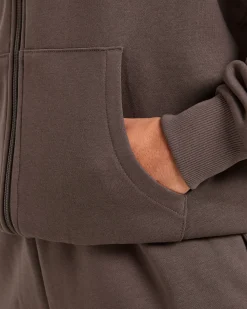 Lifestyle Oversized Zip Up Hoodie