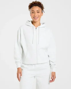 Lifestyle Oversized Zip Up Hoodie