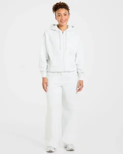 Lifestyle Oversized Zip Up Hoodie