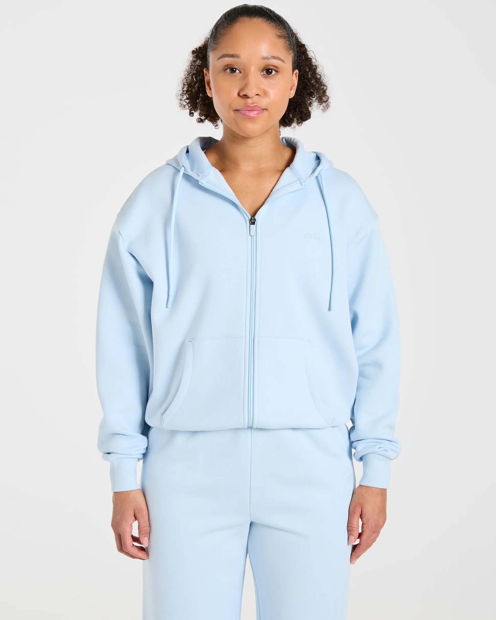 Lifestyle Oversized Zip Up Hoodie