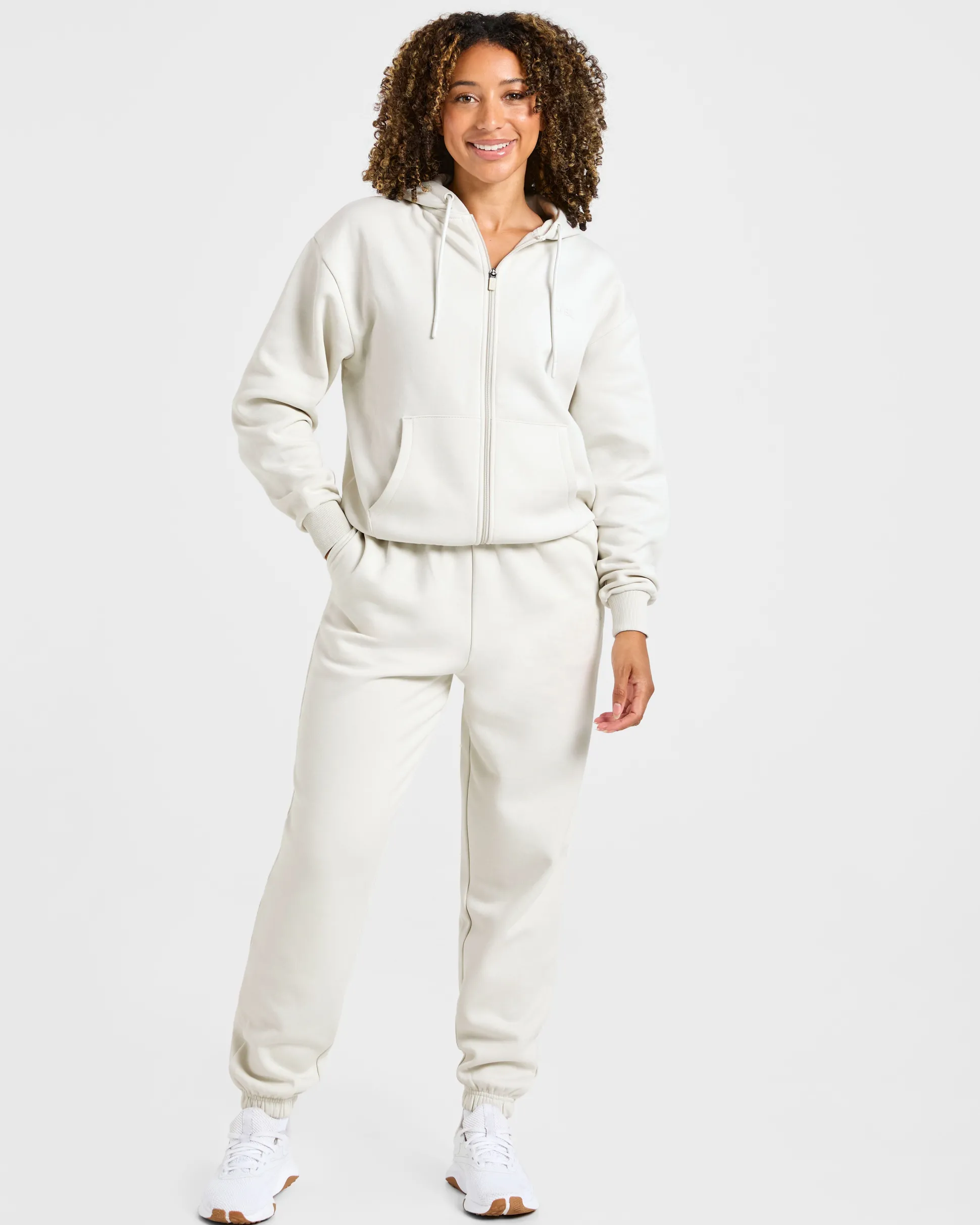 Lifestyle Oversized Zip Up Hoodie