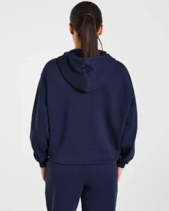 Lifestyle Oversized Zip Up Hoodie