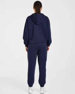 Lifestyle Oversized Zip Up Hoodie