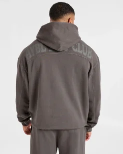 Lift Club Distressed Hoodie