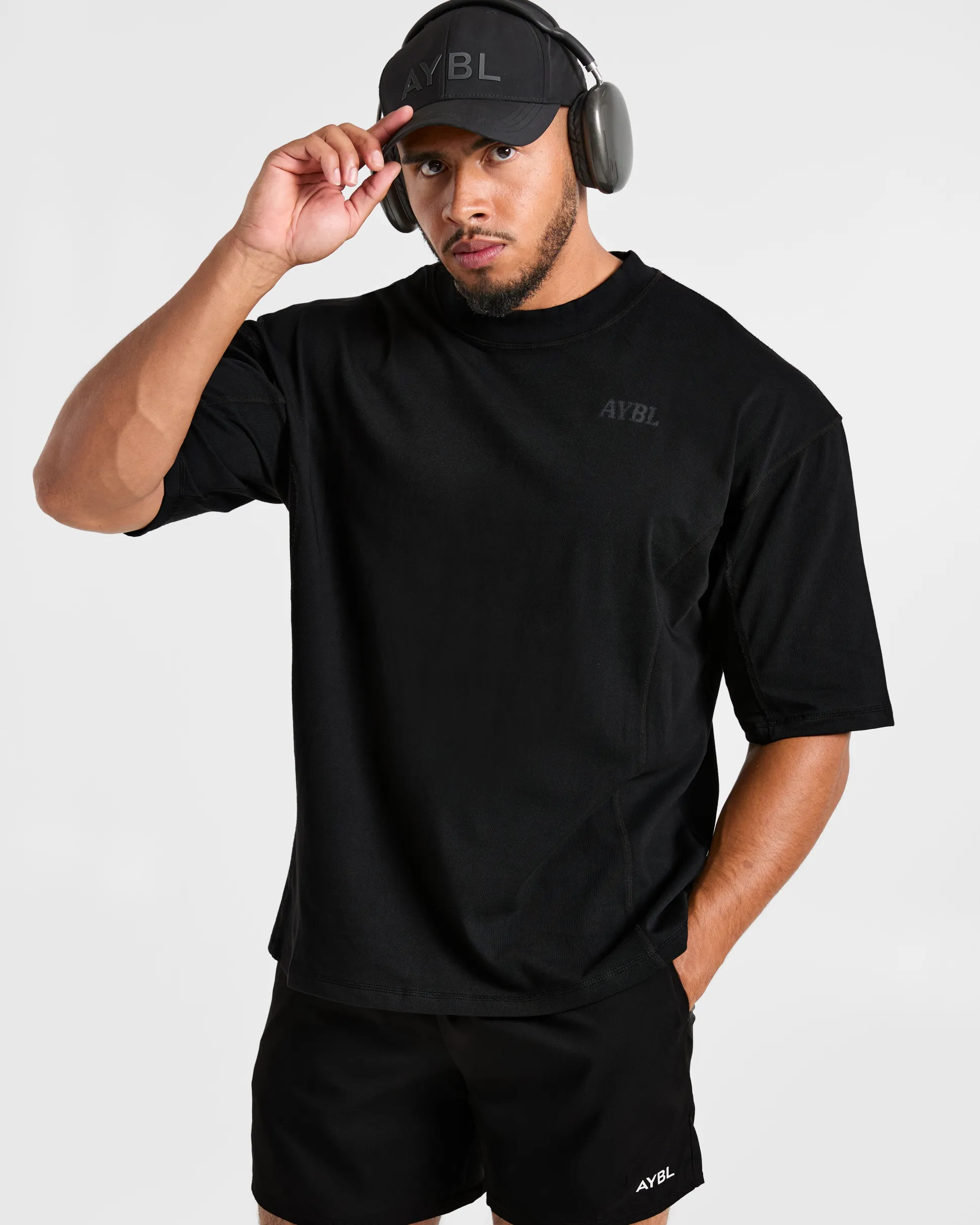 Lift Club Distressed Oversized T Shirt