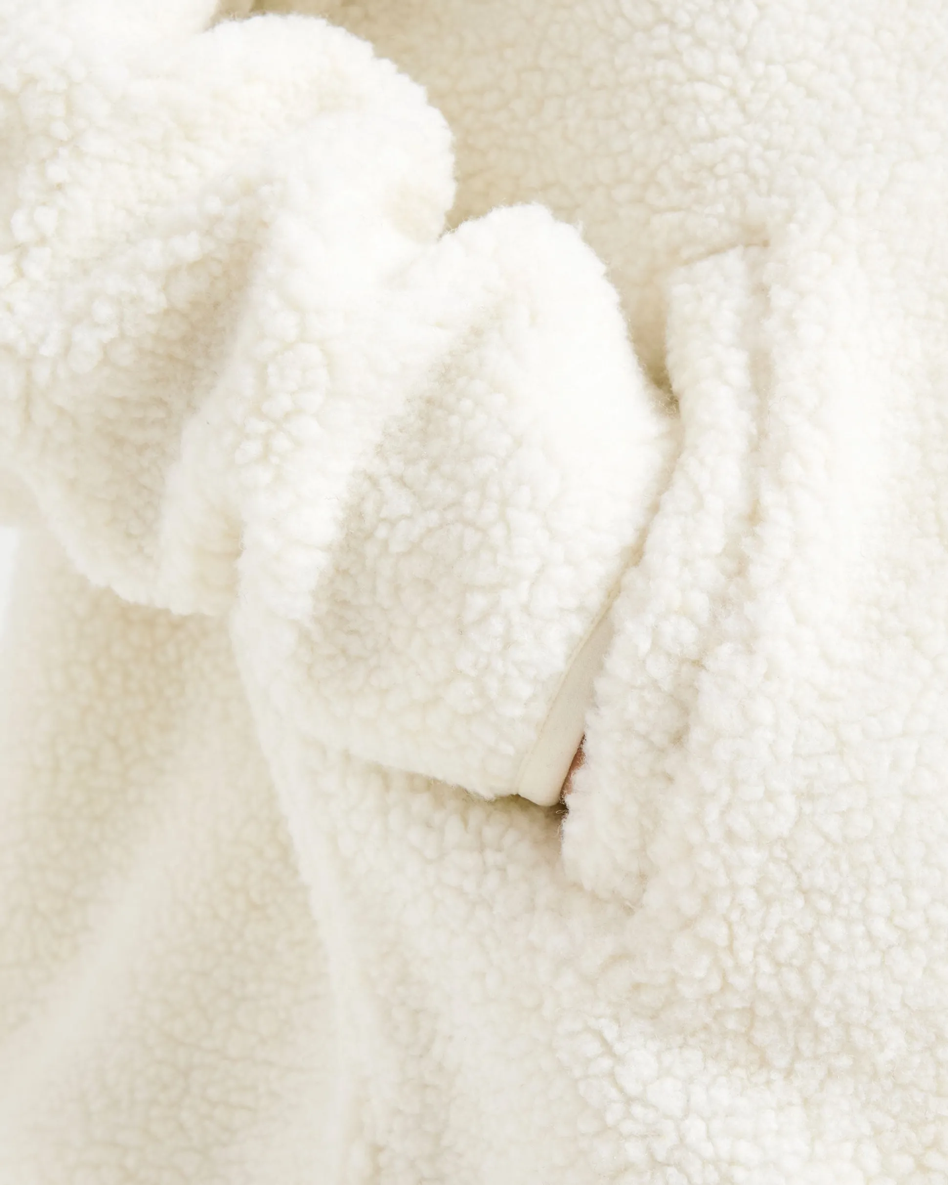 Oversized Zip Up Fleece Jacket