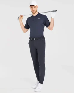 Performance Collarless Polo Shirt