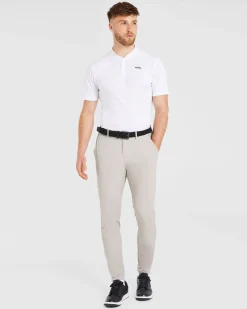 Performance Collarless Polo Shirt