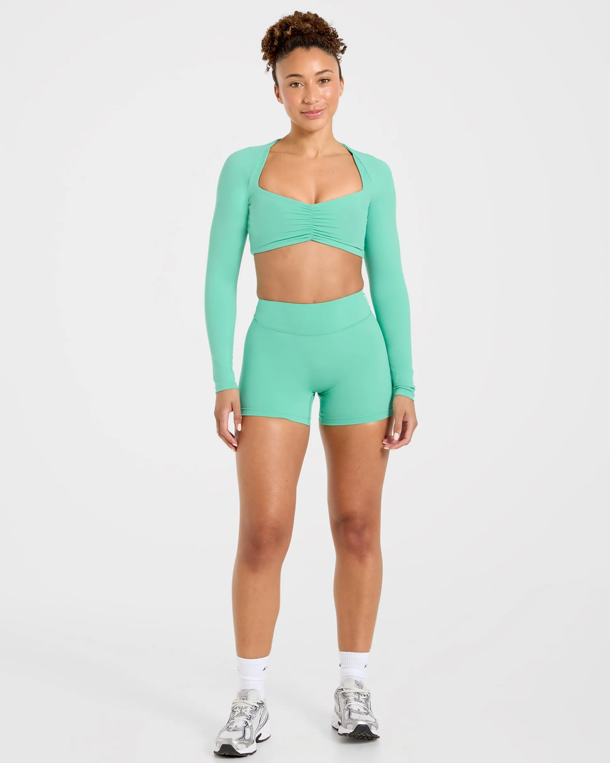 Physique Long Sleeve Crop Top