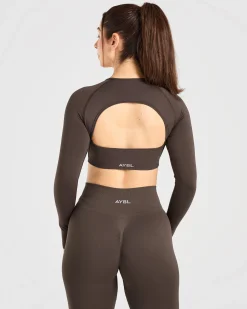 Power Seamless Long Sleeve Crop Top