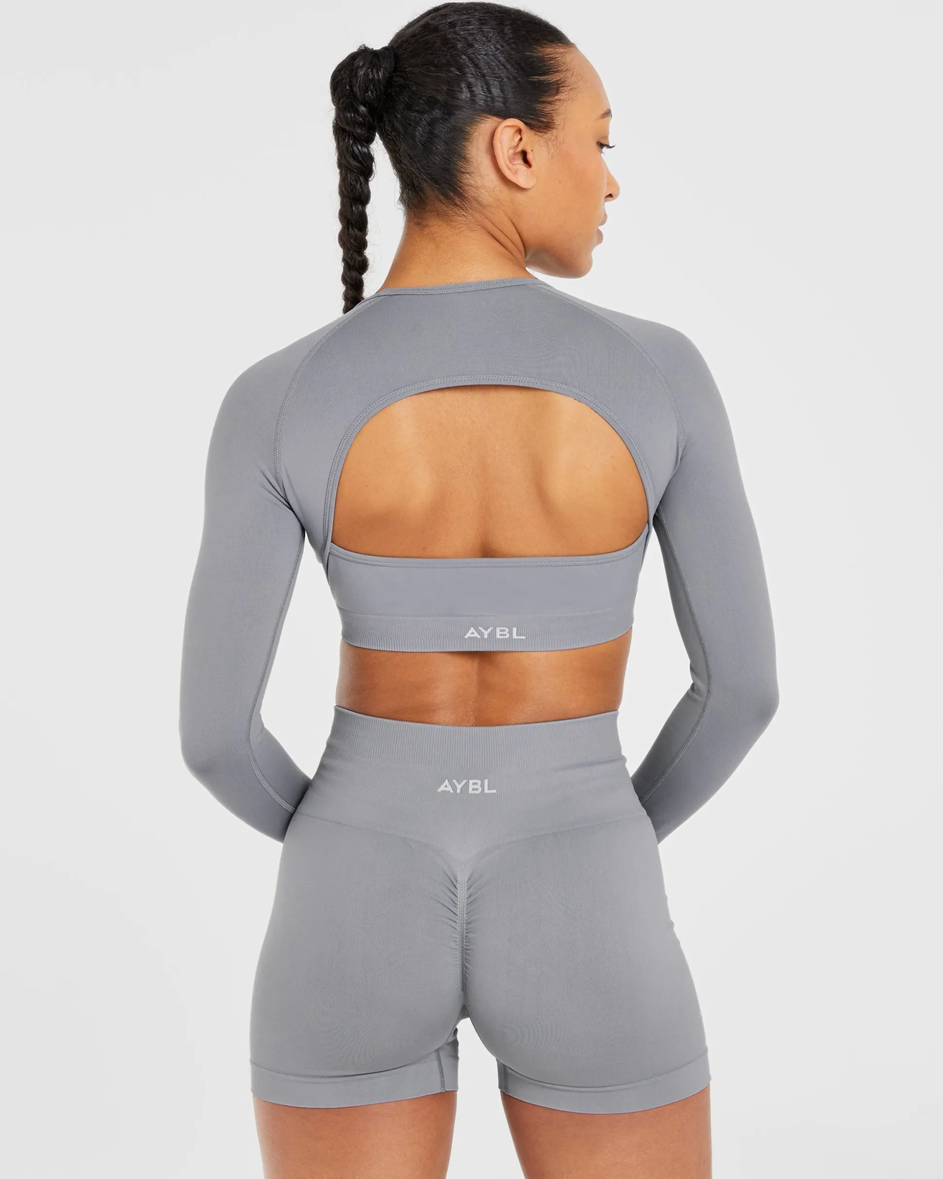 Power Seamless Long Sleeve Crop Top