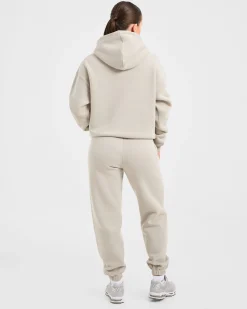 Retro Embroidered Oversized Hoodie