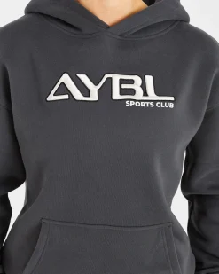 Retro Embroidered Oversized Hoodie