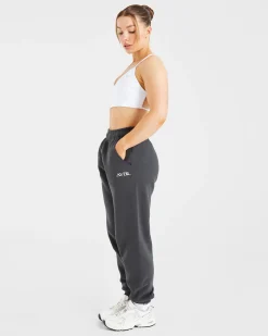 Retro Embroidered Oversized Joggers