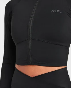 Sculpt Wrap Zip Up Jacket
