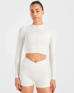 Sculpt Wrap Zip Up Jacket