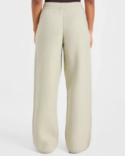 Soft Oversized Knitted Straight Leg Joggers