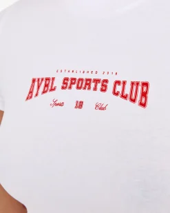 Sports Club Varsity Baby Tee