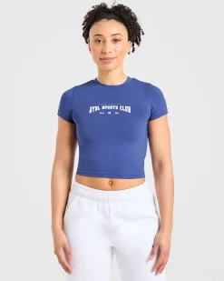 Sports Club Varsity Baby Tee