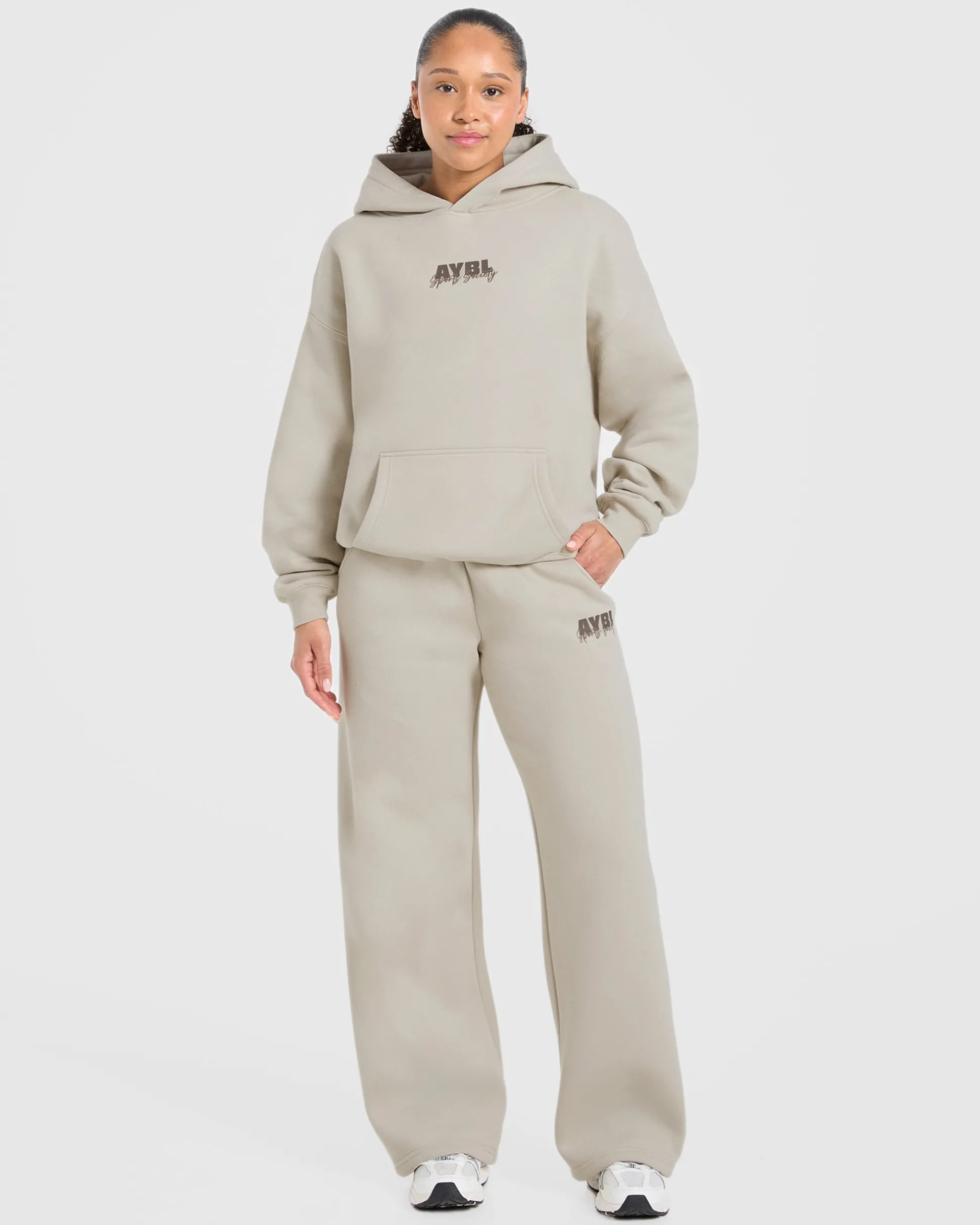 Sports Society Oversized Straight Leg Joggers