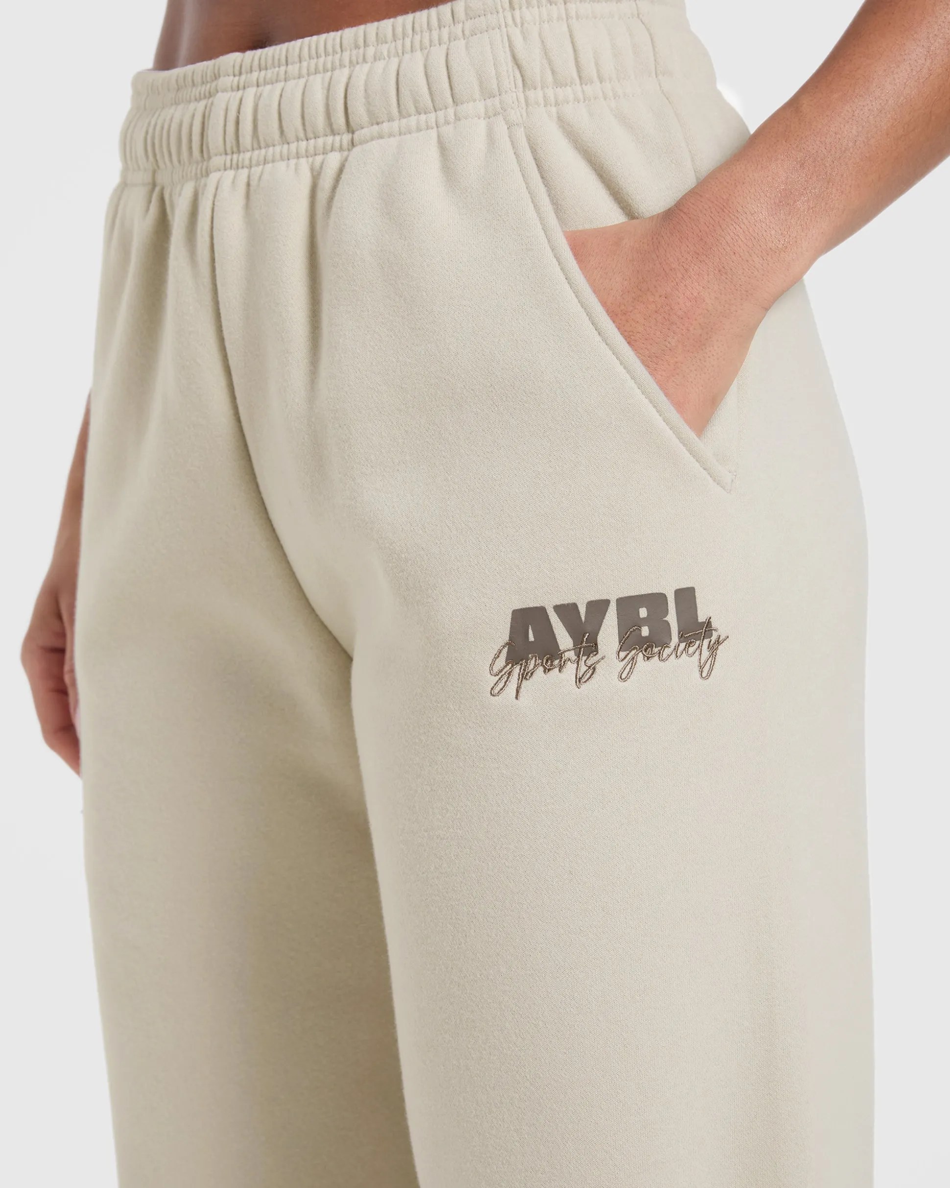 Sports Society Oversized Straight Leg Joggers