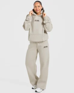 Sports Society Oversized Straight Leg Joggers