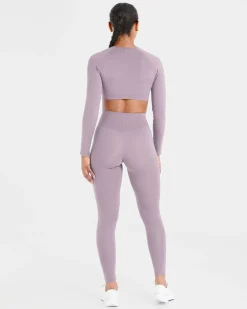 Staple Long Sleeve Crop Top