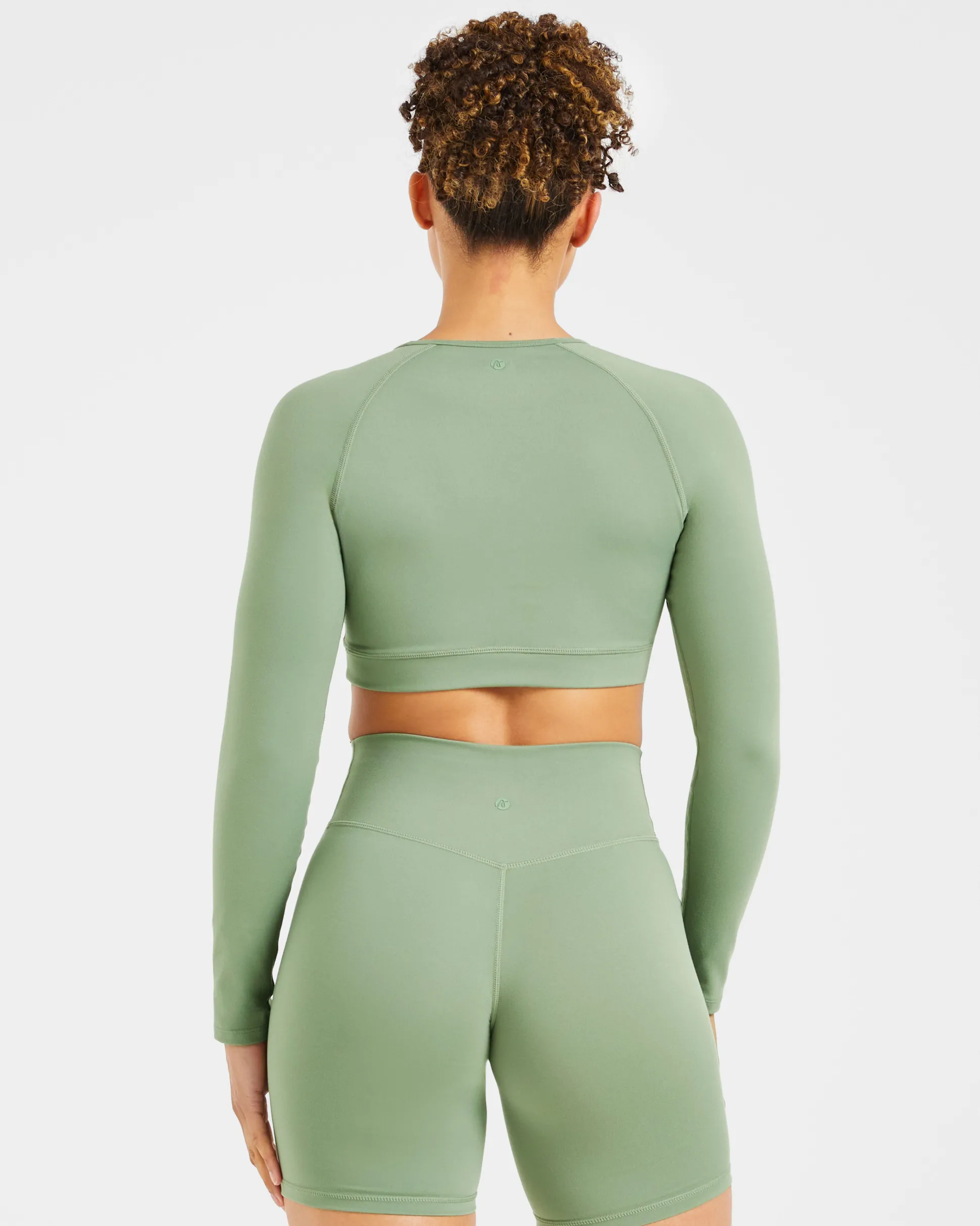 Staple Long Sleeve Crop Top