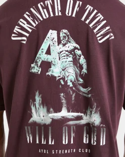 Strength Of Titans Oversized T Shirt