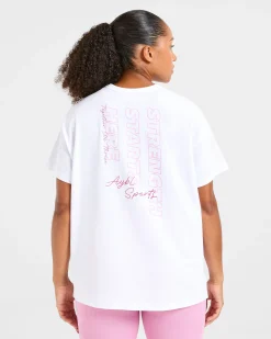 Strength Starts Here Oversized T Shirt
