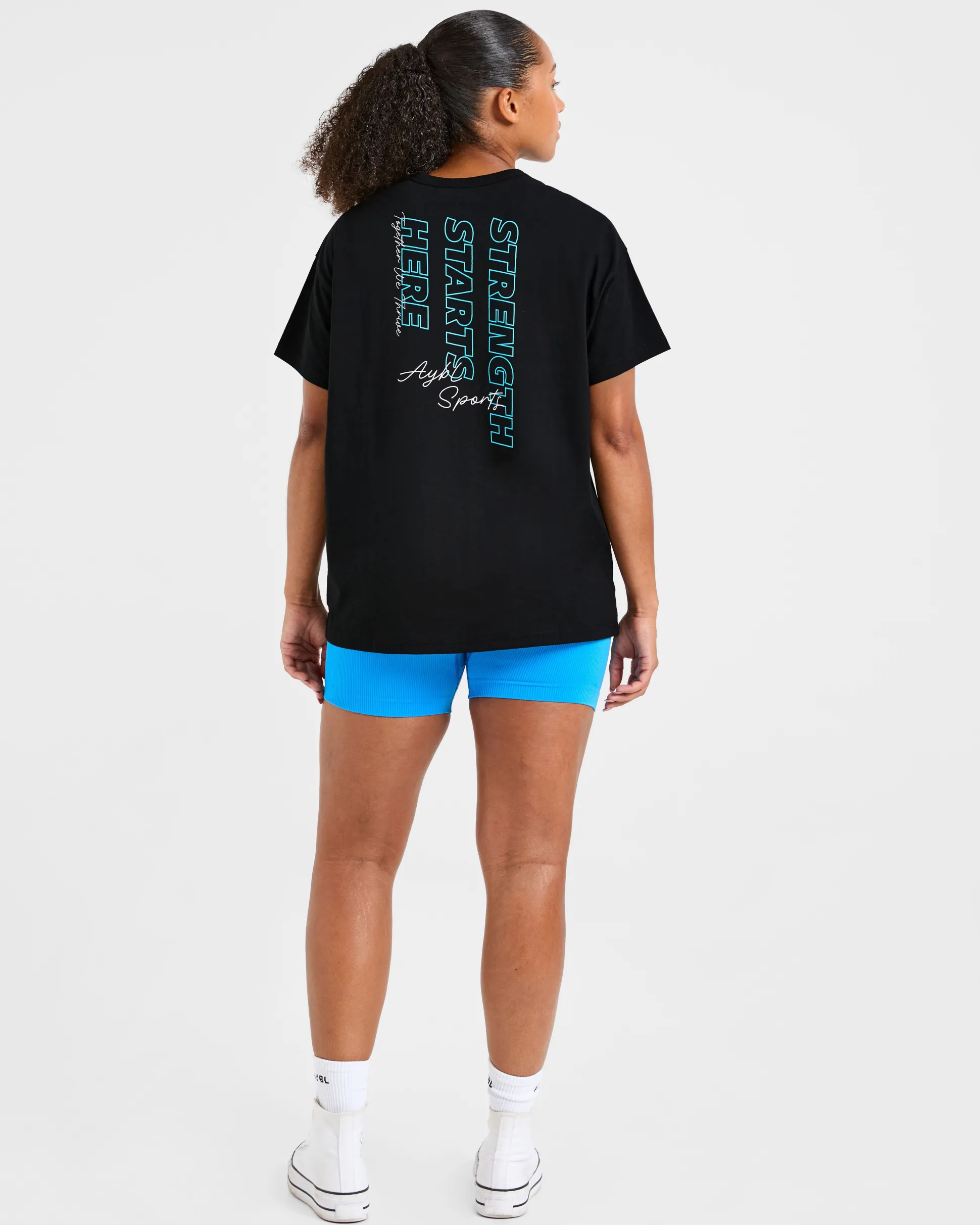 Strength Starts Here Oversized T Shirt
