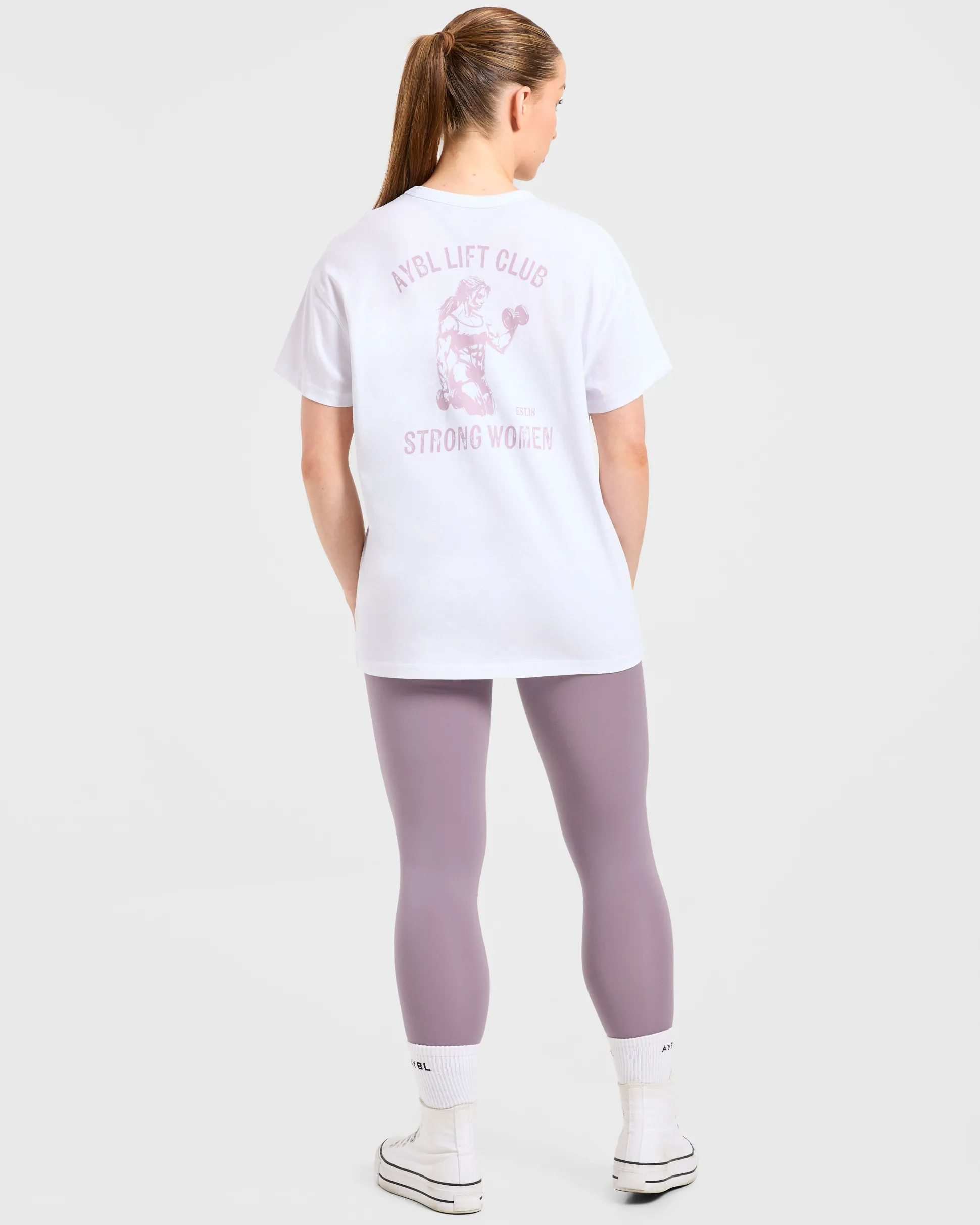 Strong Women Graphic Oversized T Shirt