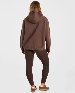 Varsity Oversized Knitted Hoodie