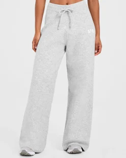 Varsity Oversized Knitted Joggers