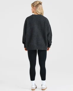 Varsity Oversized Knitted Sweater